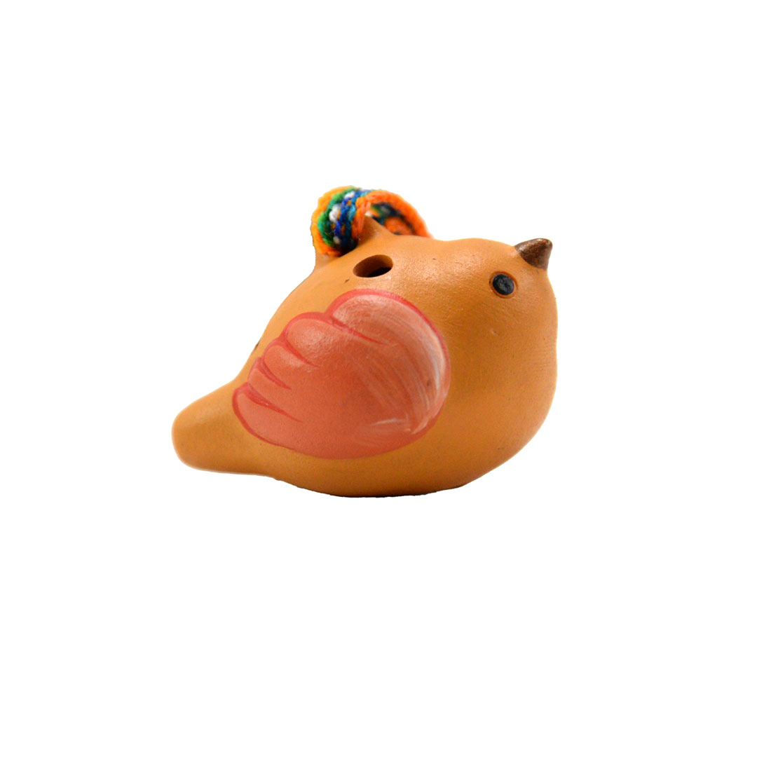 【完売品】5 WHISTLE SCREWY PAINTS Ceramic Whimsical Whistle - Minga Fair Trade Imports