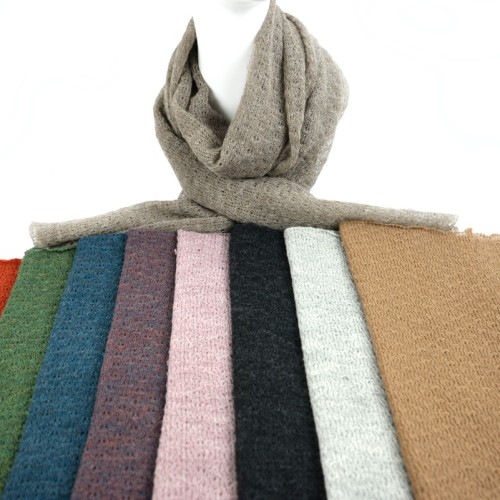100% Alpaca Loose-knit Scarf
