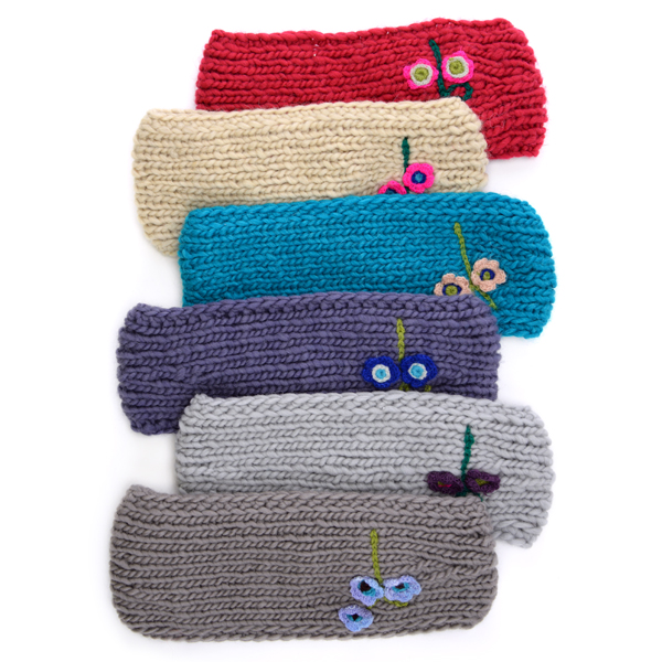 Merino Wool Knit Ear Cozy