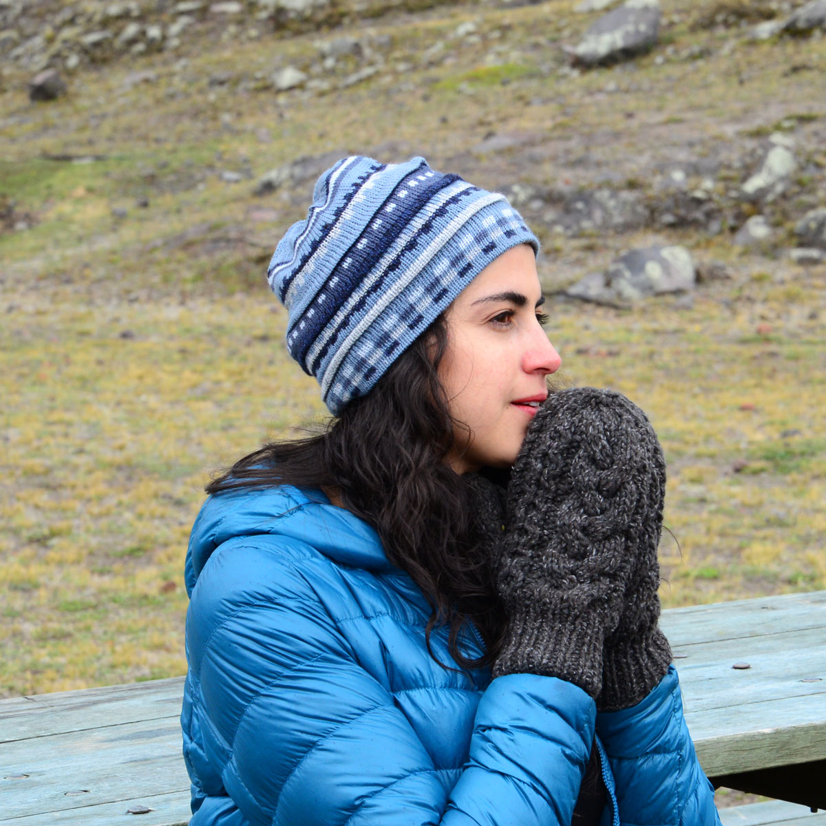 Patterned Alpacrylic Hat