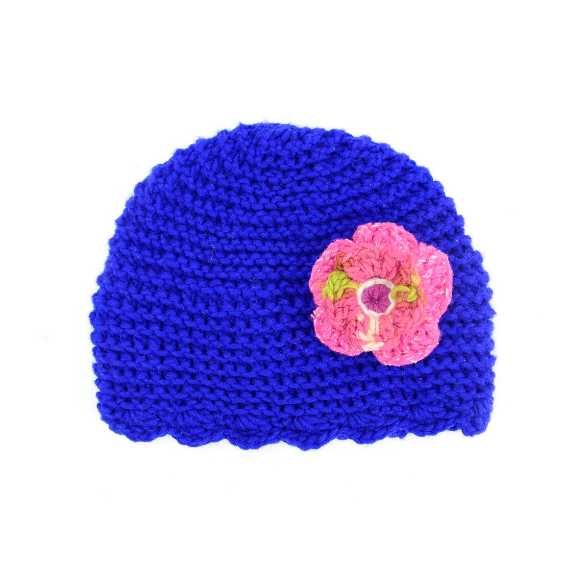 Kid's Flower Applique Hat