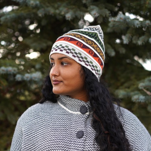 Alpaca Blend Reversible Beanie Hat