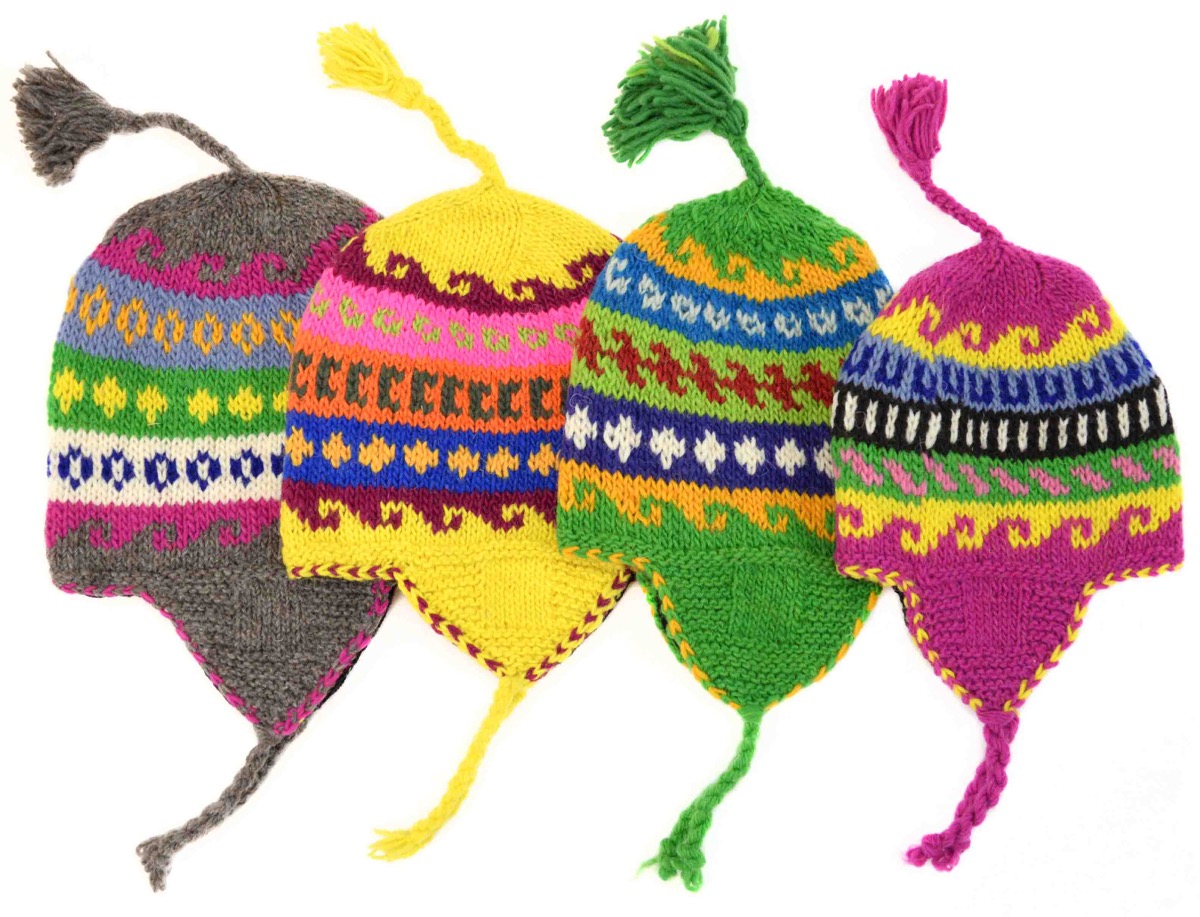 Kid's Wool Knit Earflap Hat