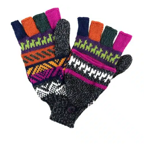 Alpaca Blend Fingerless Gloves