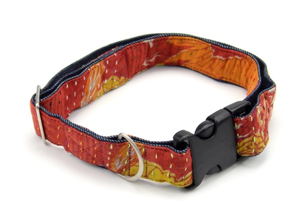Kantha Dog Collar