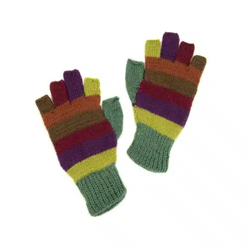 Alpaca Blend Fingerless Gloves