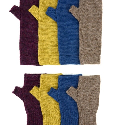 100% Alpaca Fingerless Gloves
