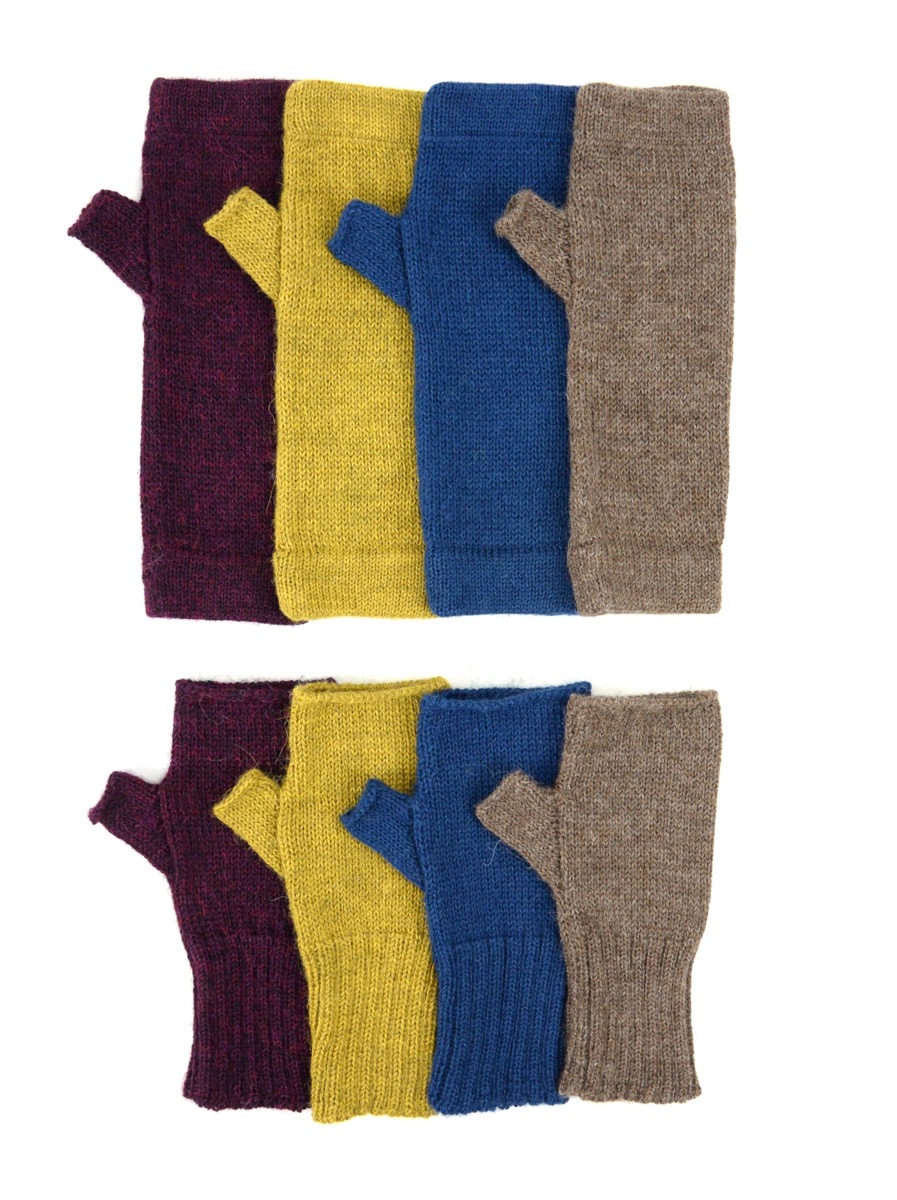 100% Alpaca Fingerless Gloves