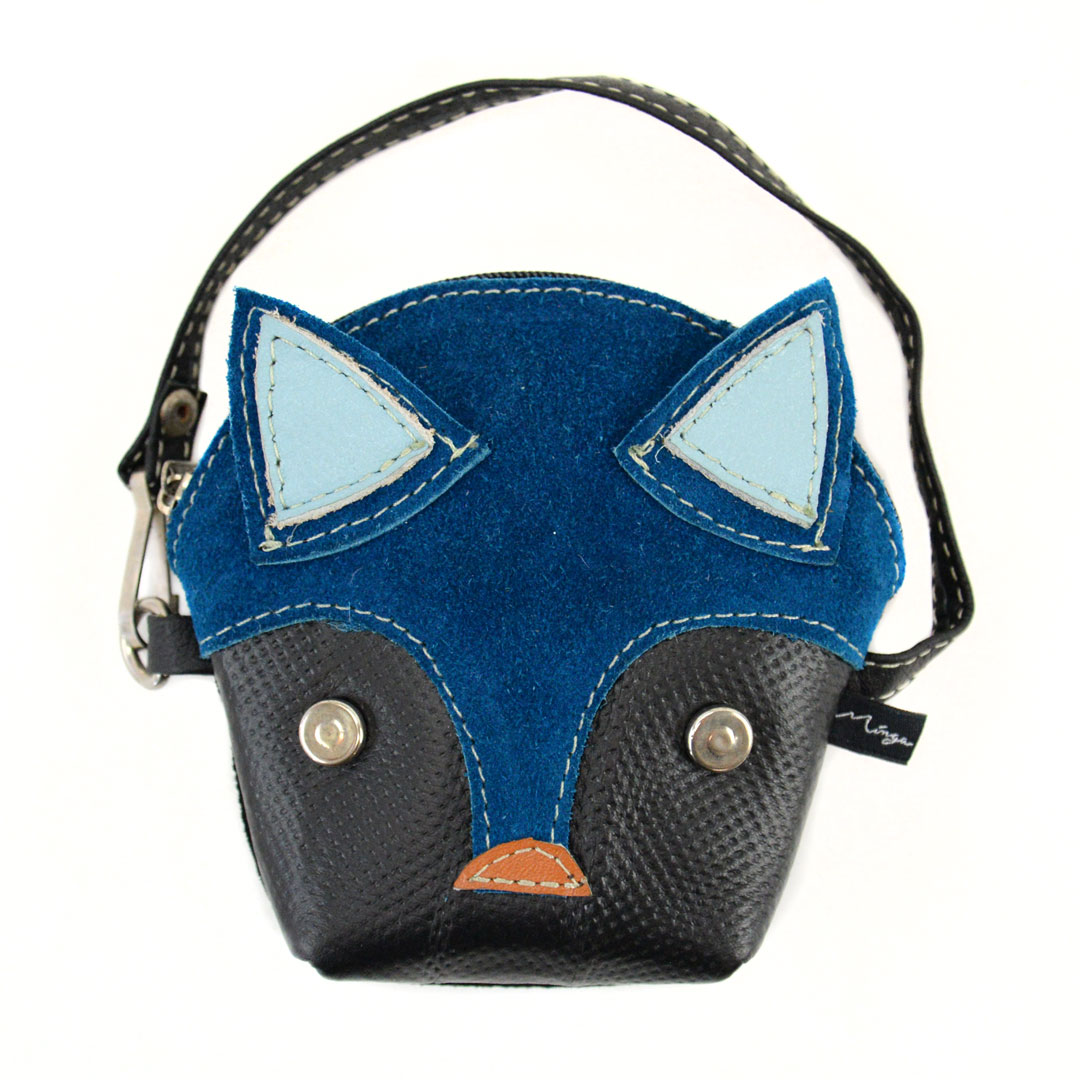 Leather Cat Purse