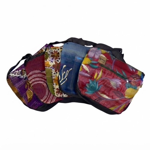 Kantha Crossbody Bag