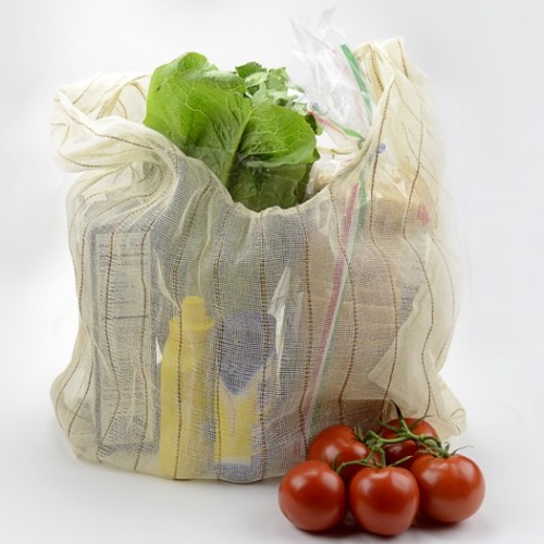 Foldaway Jute & Cotton Bag