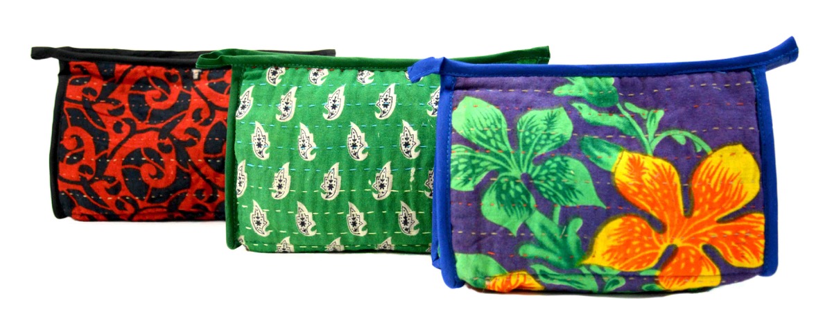 Kantha Toiletry Bag - M