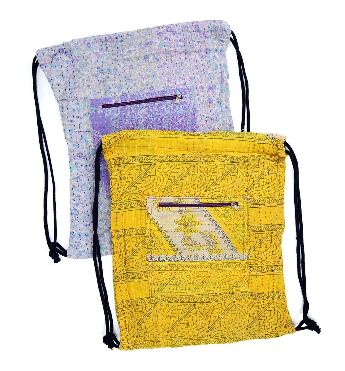 100% Cotton Drawstring Backpack