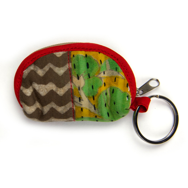 Cotton Purse Keychain