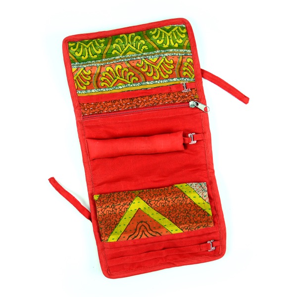 Cotton Jewelry Roll