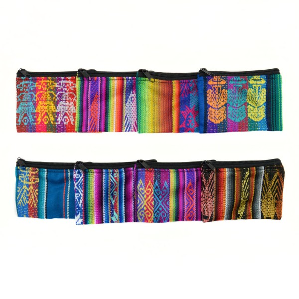 Fabric Single Zip Coin Pouch