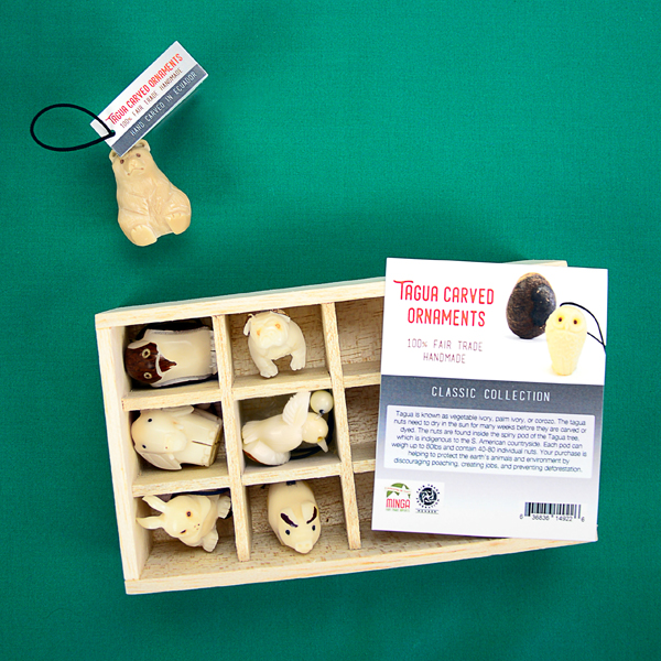 Carved Tagua Ornament