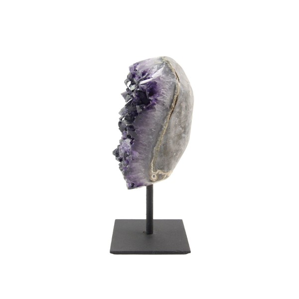 Natural Druzy Amethyst With Stand 5x7 cm