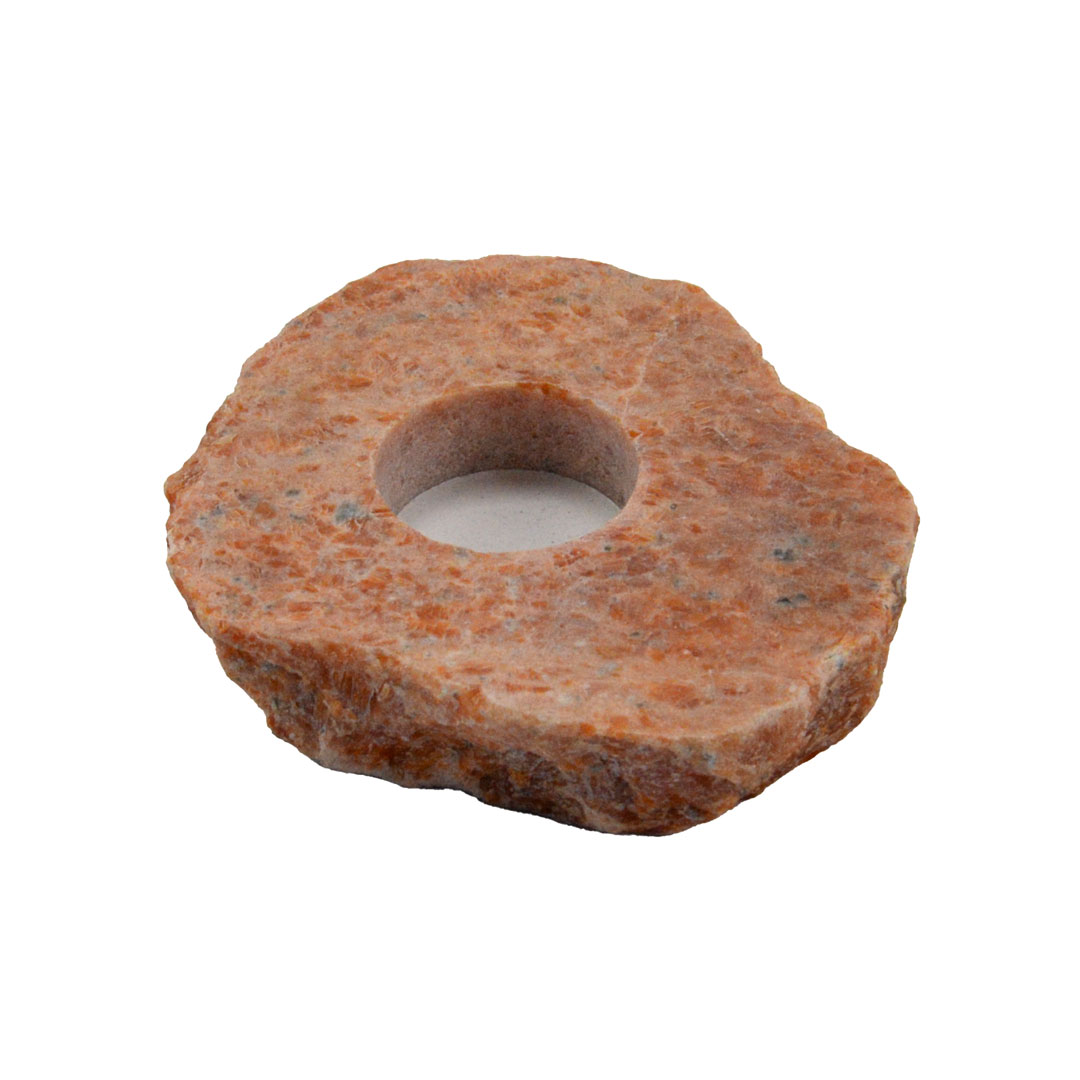 Natural Polished Mineral Candle Holder