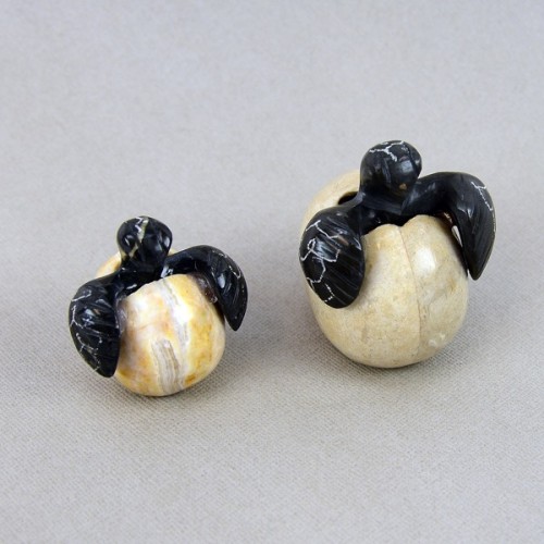 Marble/Onyx Stone Turtle in Egg - M