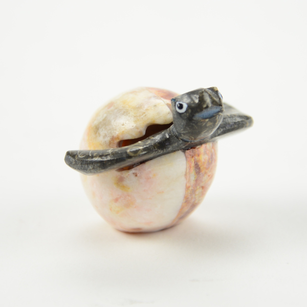 Marble/Onyx Stone Turtle in Egg - S
