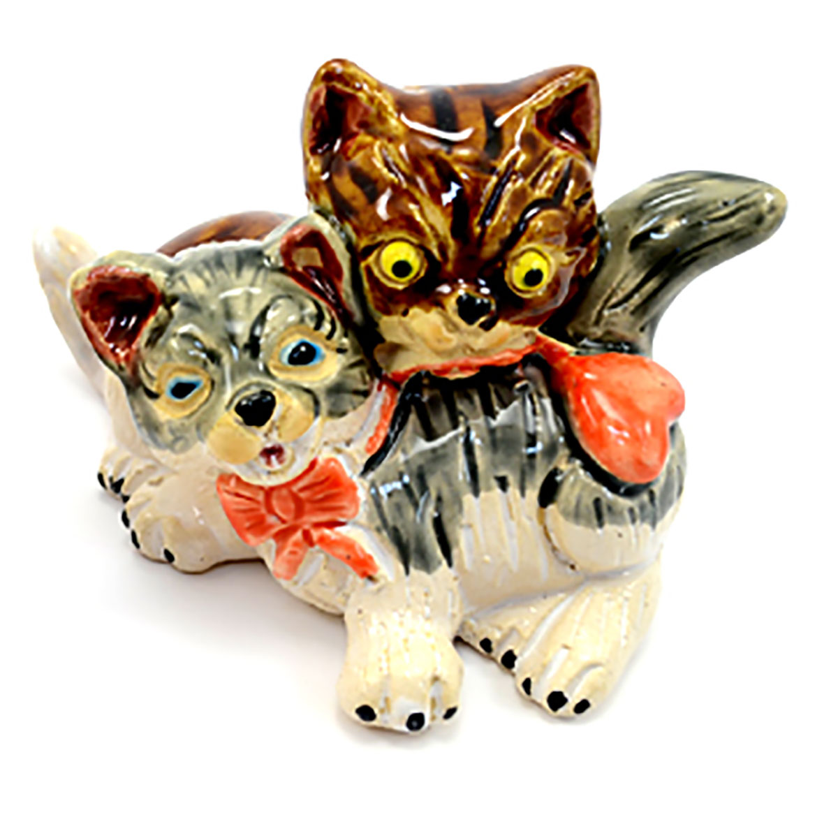 Ceramic Cats at Play