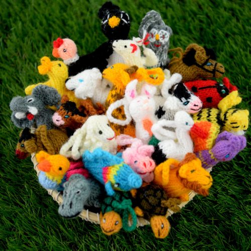 Hand-Knit Animal Ornament