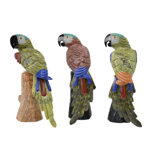 10" Stone Parrot