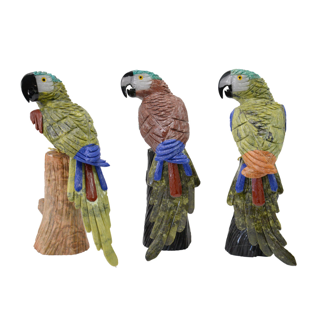 10" Stone Parrot