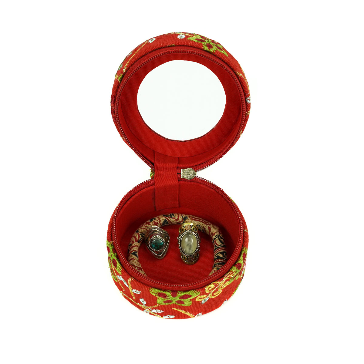 Small Zippered Jewelry Box
