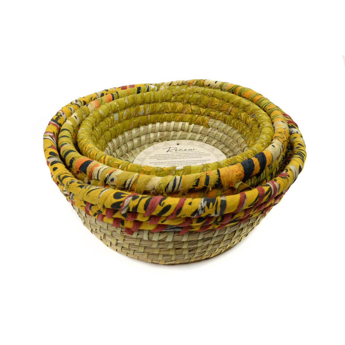 Sari Palm Leaf Basket Set