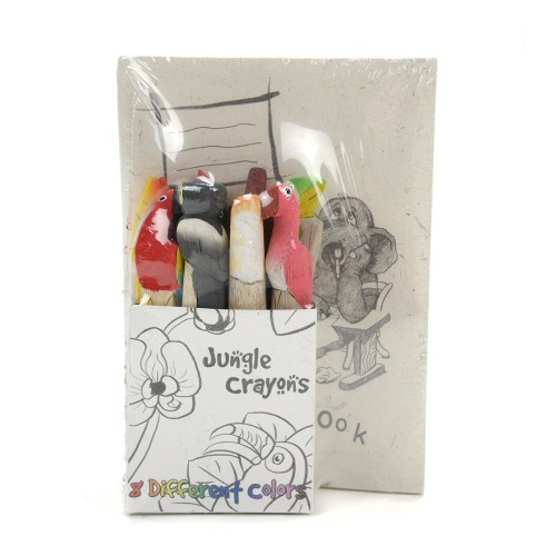 Jungle Crayon Work Book Set