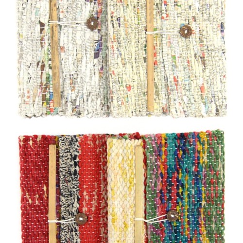 Recycled Notebook with closure