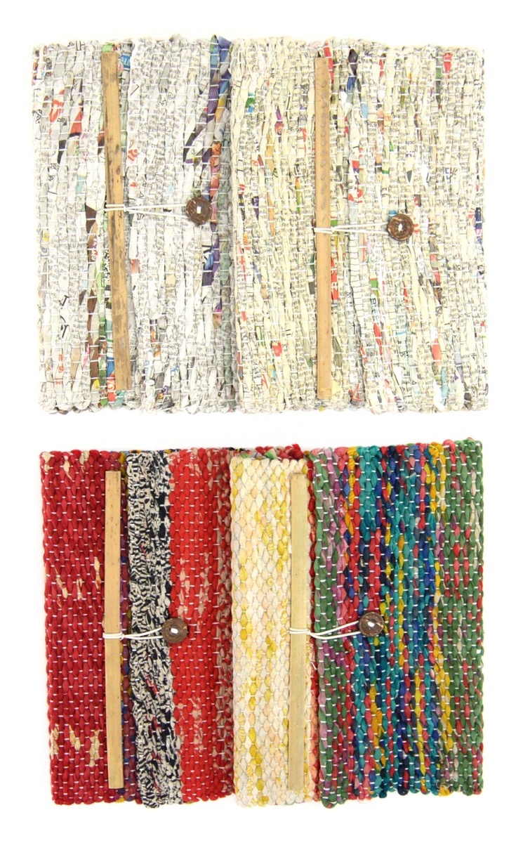 Recycled Notebook with closure