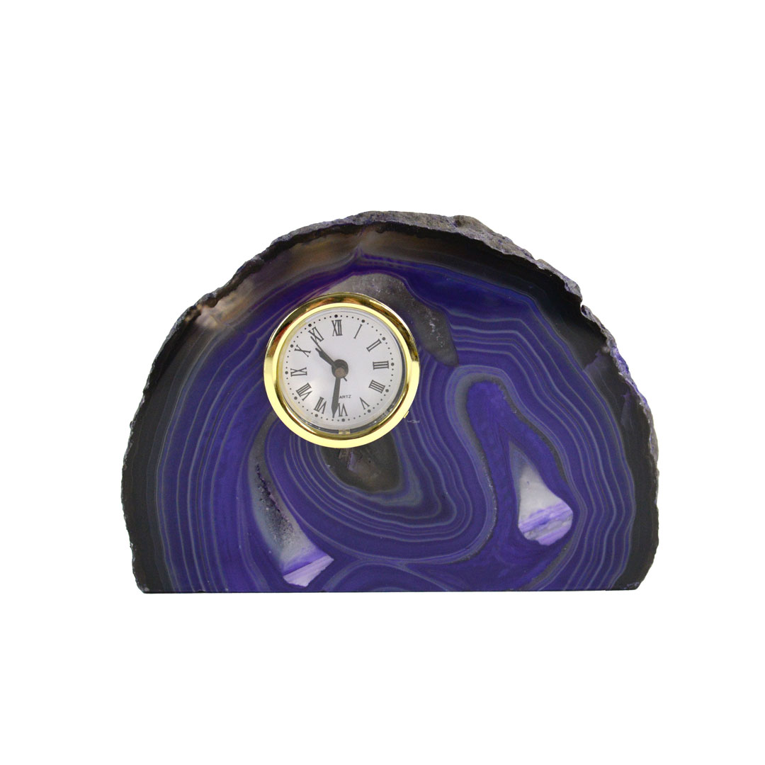 Gem Stone Mantel Clock