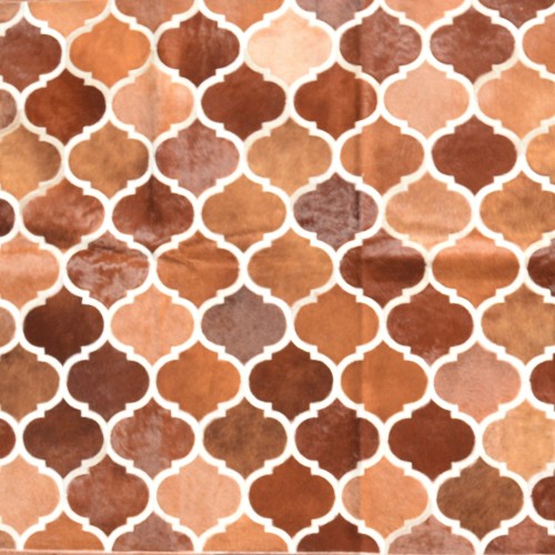 Leather Persian Tapestry / Rug 59"x79"