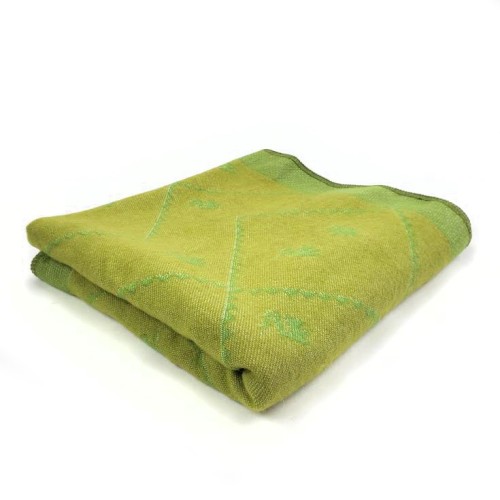 Chartreuse Alpaca Blanket