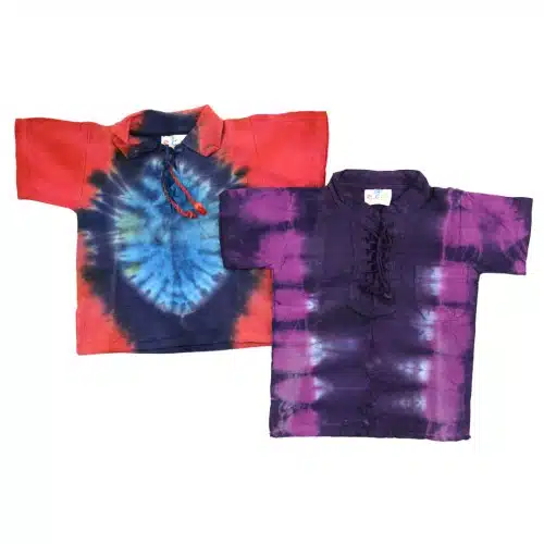Cotton Tie-Dye Boys Shirts (Bundle of 2)