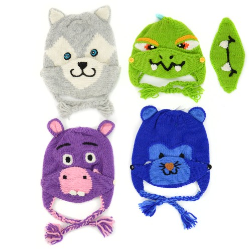 Animal Hat Ski Mask Bundles of 4