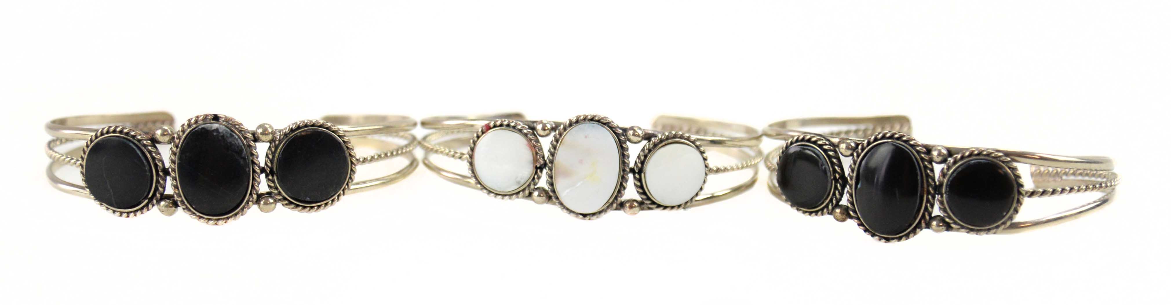 Triple Stone Cuff Bundle