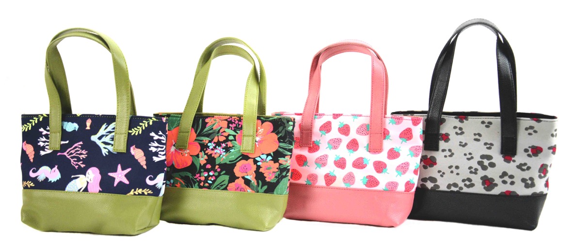 Children's Leather/Fabric Handbag (Bundle of 4)