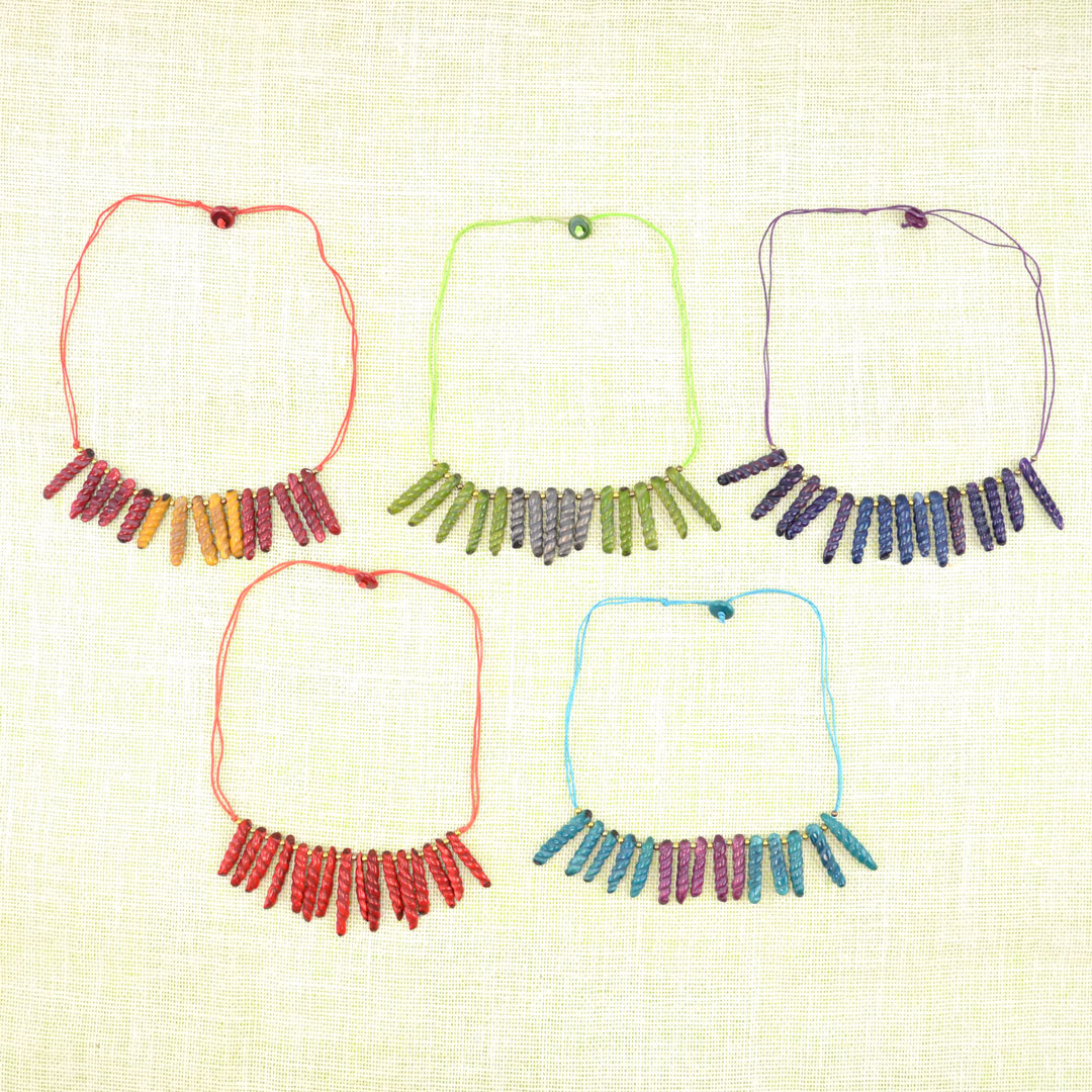 Spiral Necklace Bundle of 5