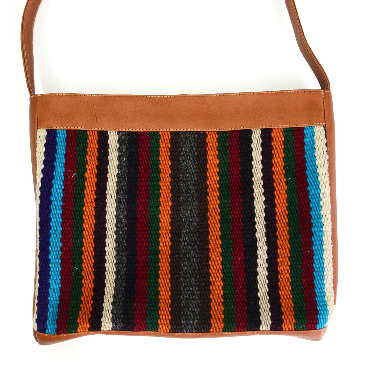 Square Textile Crossbody Bag
