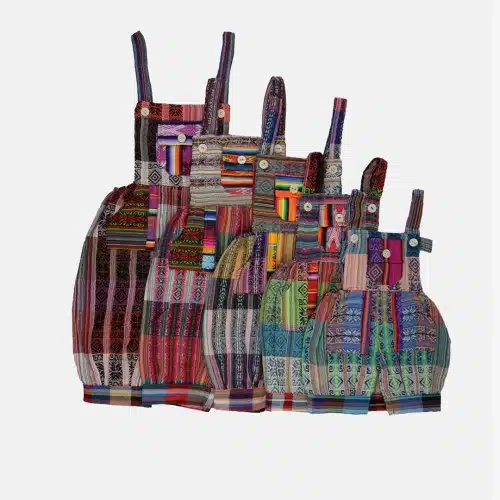 Patchwork Overalls