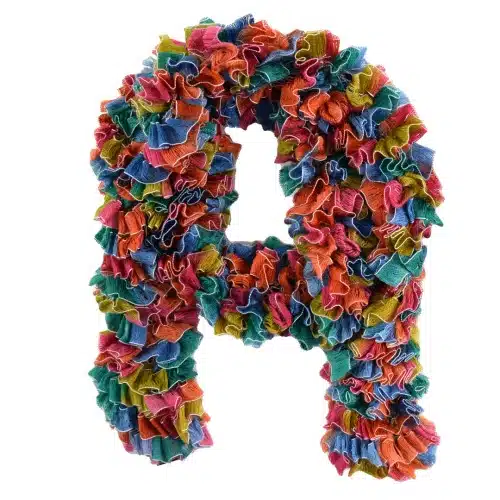 Multicolored Knitted Scarf