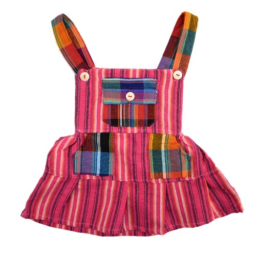 Kid's Multicolor Overall Dress